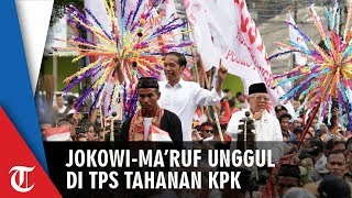 Pasangan 01 Jokowi-Ma'ruf Amin Unggul di TPS Tahanan KPK