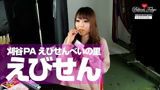 今日のおやつ　刈谷ハイウェイオアシス、えびせんべいの里のえびせん