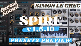 Video thumbnail for Reveal Sound | Spire 1.5.10 | Presets Preview (No Talking) by Simon Le Grec