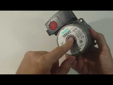 Repair a heating circulating pump that is blocking a lot, a pump that is not turning.