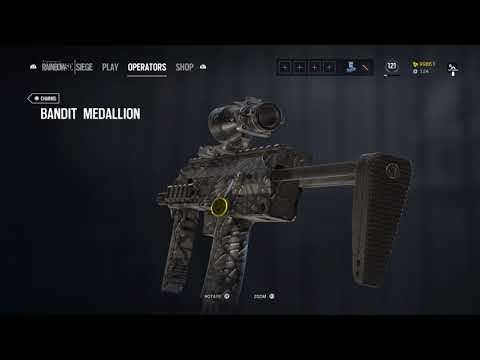 Rainbow Six Siege bandit medallion charm