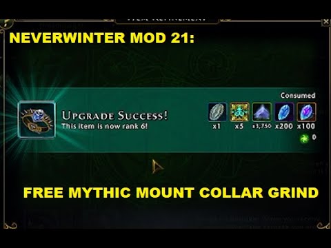 Neverwinter Mod 21: Mythic collar grind (it's Reaper challenges)