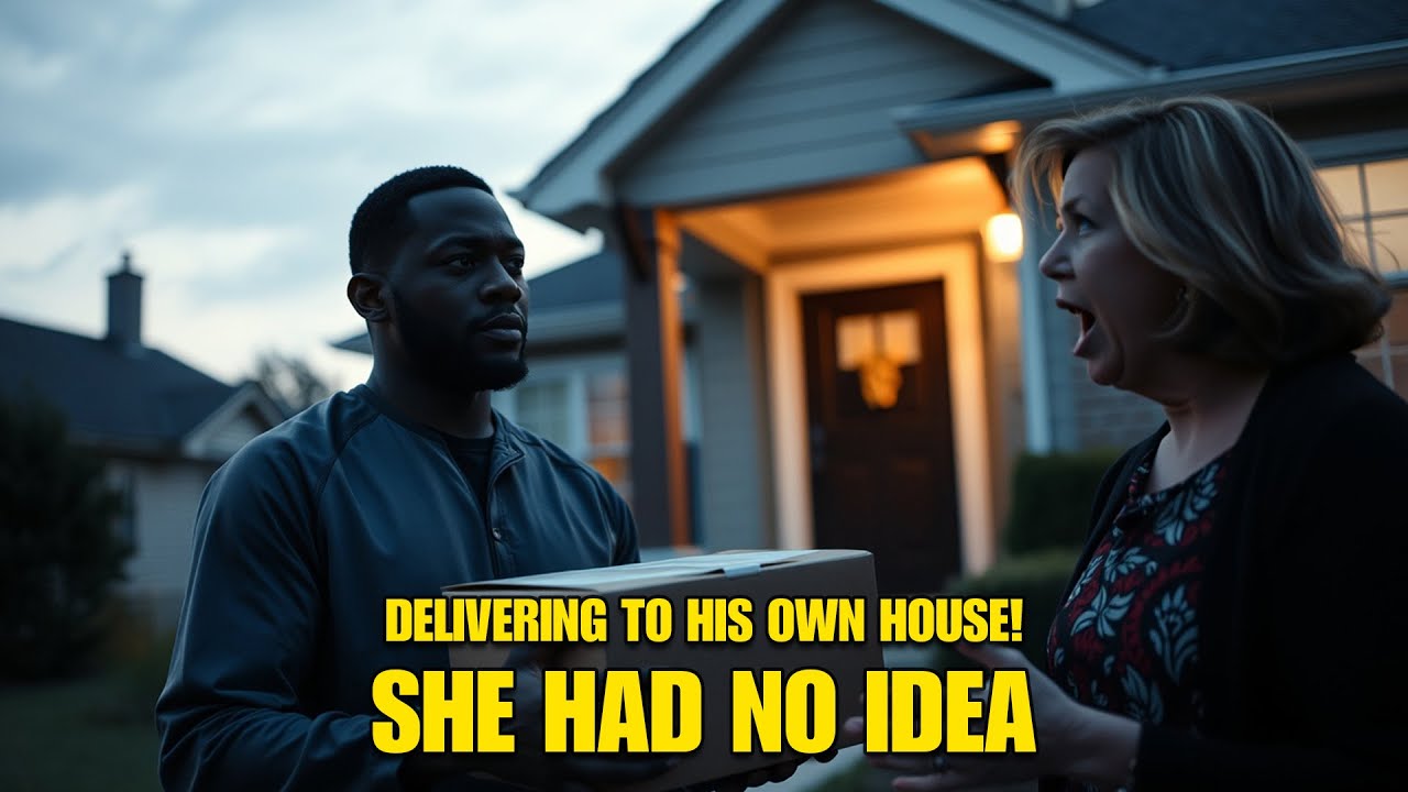 Racist Woman Yells At Black Delivery Driver, Then Learns He’s Delivering To His Own House