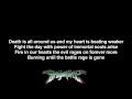DragonForce - Storming The Burning Fields | Lyrics on screen | HD