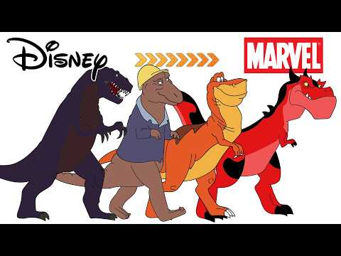 T. REX EVOLUTION in ANIMATION 🦖✏️🎥