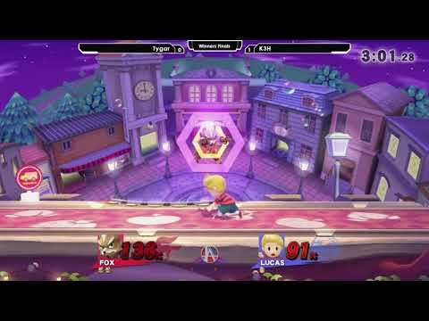 Smash 4: Tygar (Donkey Kong) V K3H (Lucas) - Ascendance 97 Tournament SSB4