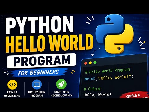 %f0%9f%94%b0 Python Hello World Program First Python Program For Beginners