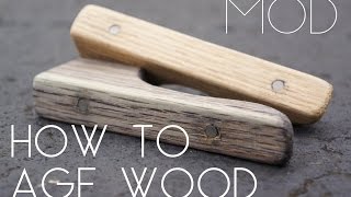 How to Age Wood in Minutes