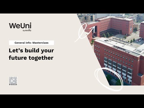 Let’s build your future together with Università degli Studi di Milano-Bicocca!