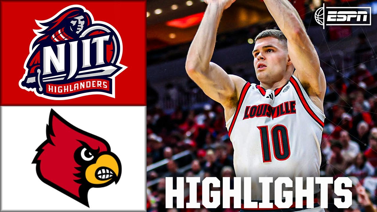 NJIT Highlanders vs. Louisville Cardinals | Full Game Highlights | ESPN College Basketball