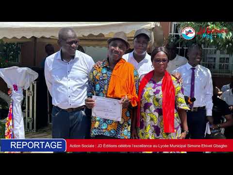 Action Sociale : JD Éditions célèbre l’excellence au Lycée Municipal Simone Ehivet Gbagbo