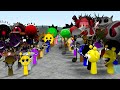 ALL 2D SPRUNKI PHASES VS ALL 3D SPRUNKI PHASES In Garry S Mod