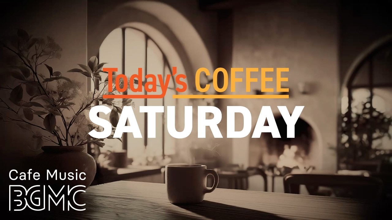 Today's COFFEE SATURDAY: Cozy Cafe Music & Jazz ☕ Relaxing Piano & Guitar for Weekend Study