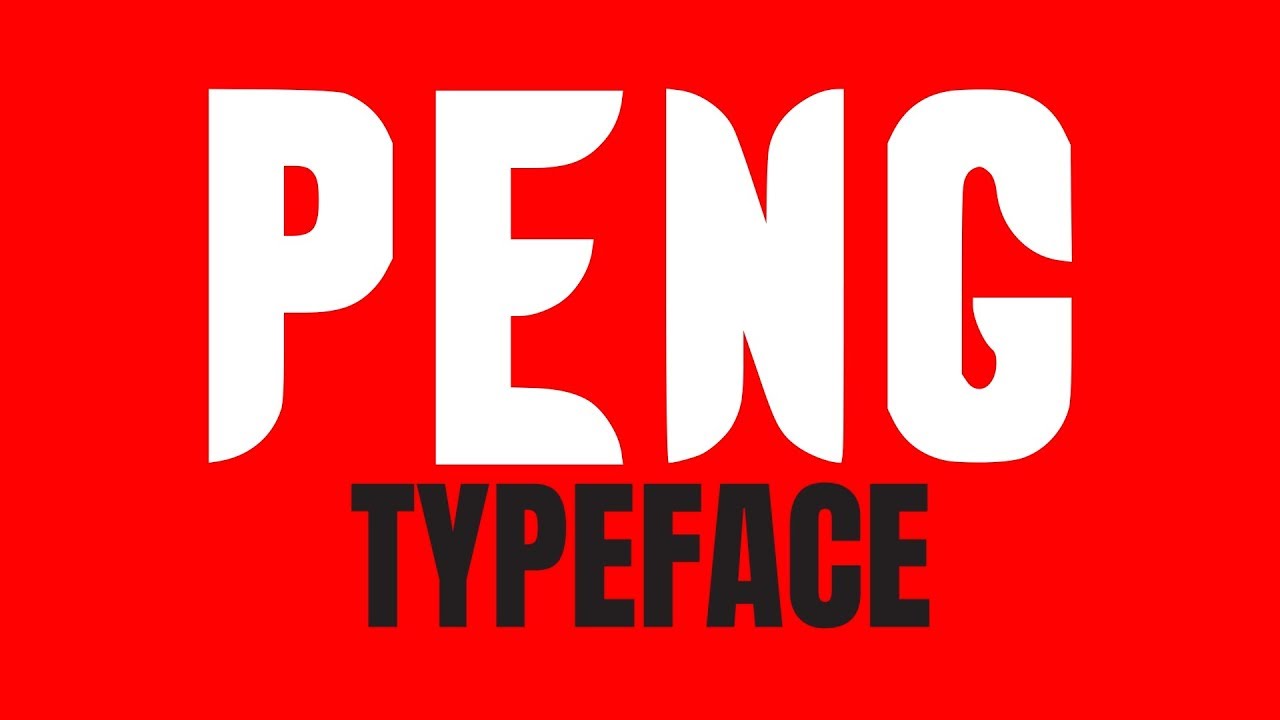 PENG Typeface - NOW ON BEHANCE