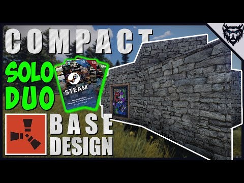 RUST - COMPACT Expandable Starter Base Design(No Blueprints) - Building 3.2 (2018)