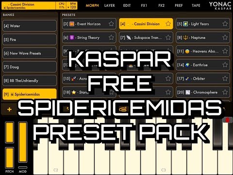 KASPAR Synth - 100% FREE Sound Pack by Spidericemidas - iPad Demo