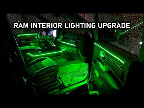 RAM 1500 INTERIOR LIGHTING UPGRADE (EASY)