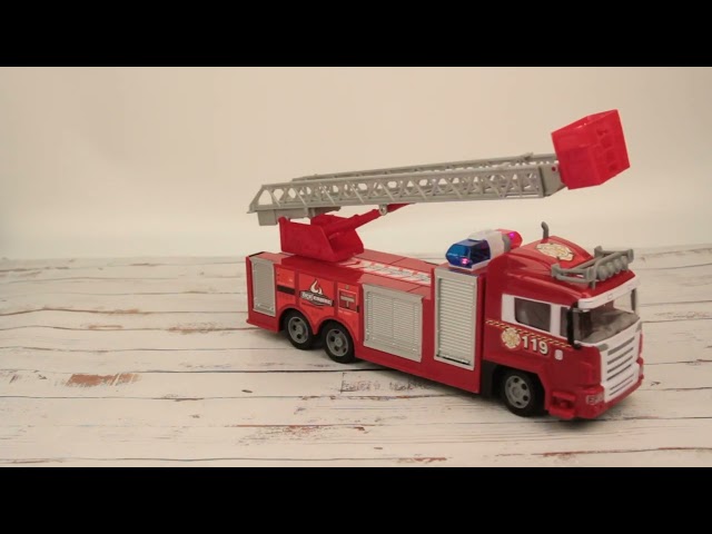 Машина пожарная Lanson Toys р/у акб с 3лет - видео