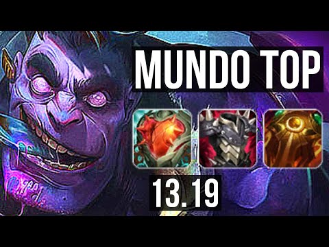 MUNDO vs OLAF (TOP) | 67% winrate, 4/2/6 | EUW Master | 13.19