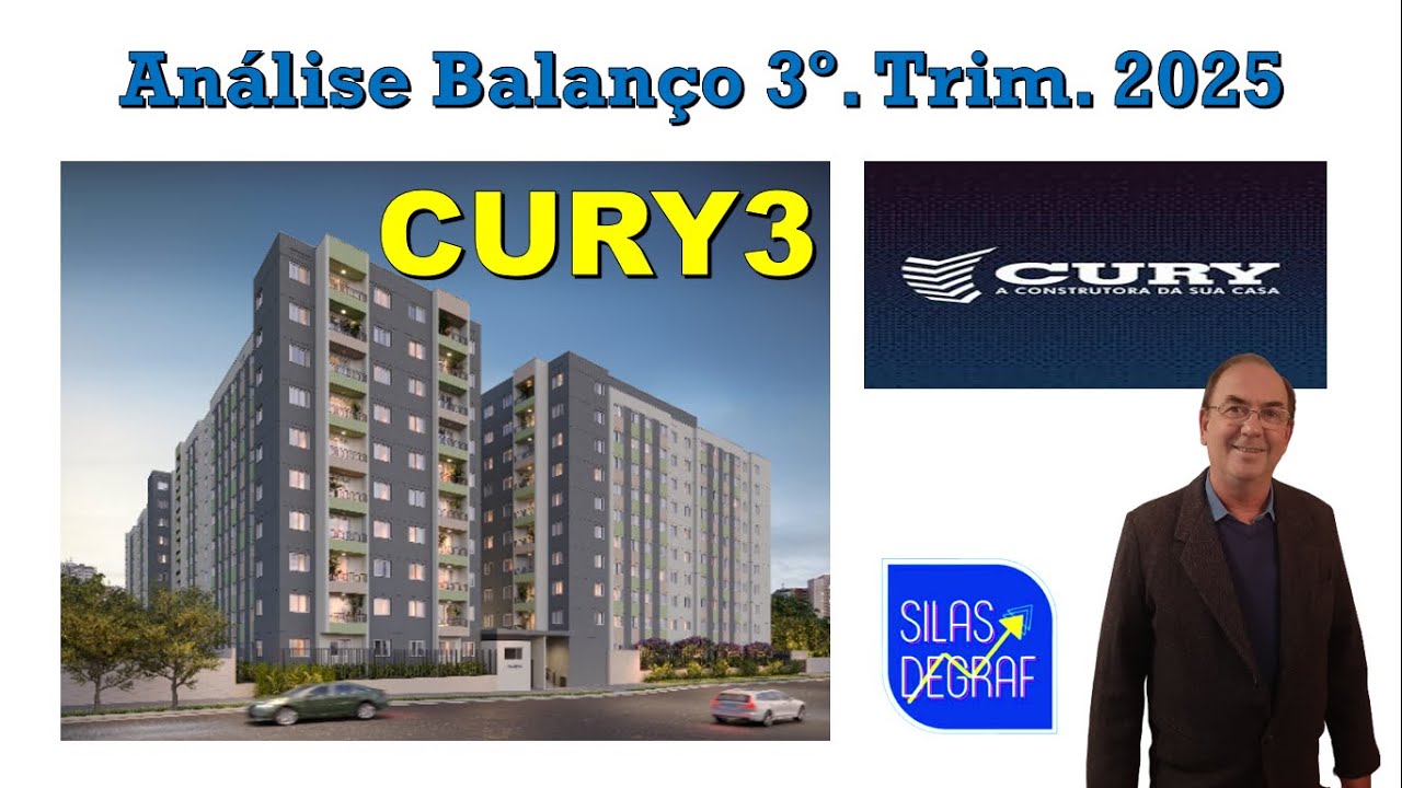 CURY3 - CURY CONSTRUTORA E INCORP. S/A. ANÁLISE FUNDAMENTALISTA BÁSICA. PROF. SILAS DEGRAF 09/25