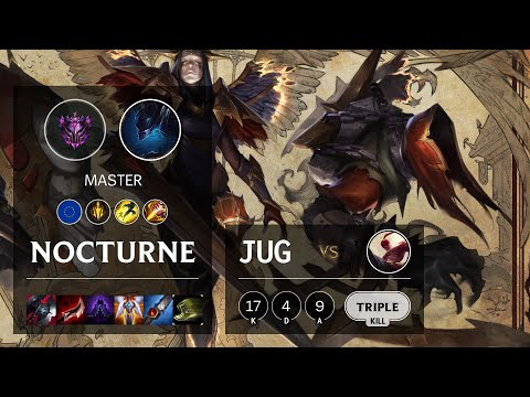 Nocturne Jungle vs Lee Sin - EUW Master Patch 10.15