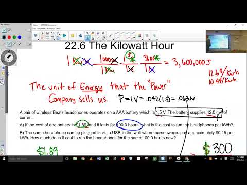 22.6 The Kilowatt Hour