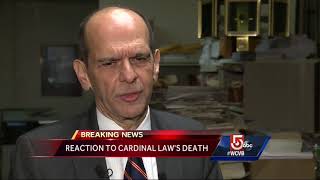 Clergy sex abuse victims react to Law&#39;s death