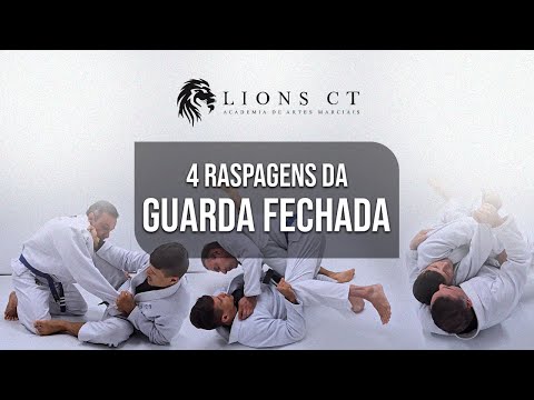 Aprenda 4 Raspagens da Guarda Fechada Que Realmente Funcionam! (Jiujitsu Ensinado Passo a Passo)