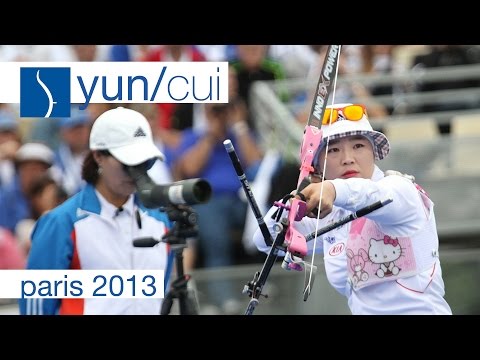Yun Ok Yee v Cui Yuanyuan – recurve women's semifinal | Paris 2013 Archery World Cup Final