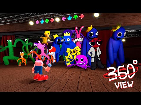All Rainbow Friends FNF 360° Comparison.