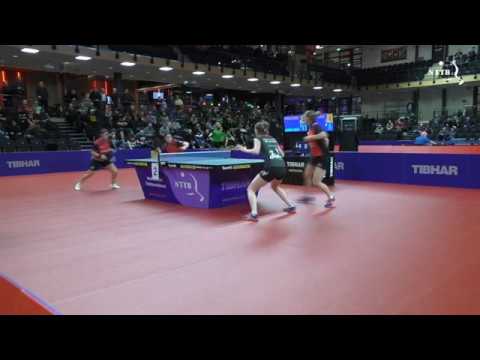 NK 2020 dames dubbel finale: Jacintha de Hoop/Sanne de Hoop - Rachel Gerarts/Shuo Han Men