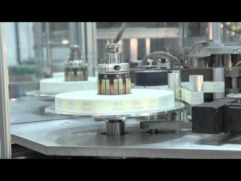 TZ120 running detergent caps. 150 lables a minute. Heat Transfer ( Therimage ) Video 1