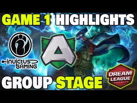 INVICTUS GAMING VS ALLIANCE GAME 1 DreamLeague Season 13: The Leipzig Major