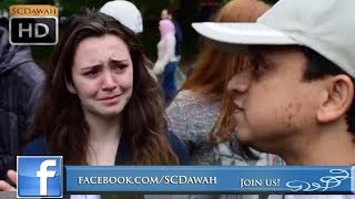 Video: Muhammad was a violent blood-thirsty man. Sorry, this is all too much! - Mansur Ahmad vs Passionate American Girl 1/2