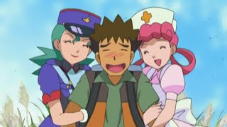 Nurse joy and officer jenny falling in love with brock