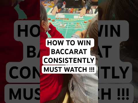 Baccarat Strategies To Win Consistently 2025 MUST WATCH !!  #shorts #baccarat #casino #hardrock
