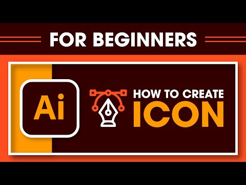 How to create Vector Icons Illustrator Tutorial for beginners