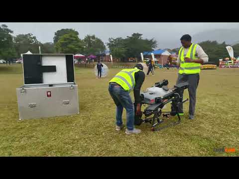 Image for YouTube video with title Hillcrest ICT Expo: drones, FOOD, rugby and supercomputers viewable on the following URL https://youtu.be/JFIYYGAoNRo