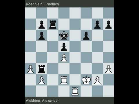 DSB-17 Kongress 1910 | Alekhine vs Koehnlein | Round 4