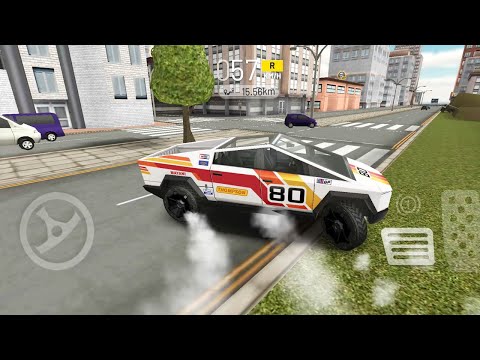 Extreme Car Driving Simulator Update 2021 - Tesla Cybertruck Unlocked | Android Gameplay HD