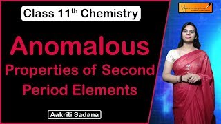 Anomalous Properties of Second Period Elements | CBSE Class 11 Chemistry
