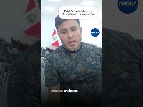 🛣️🌧️ El consejero regional Rafael Céspedes informó que los derrumbes en Huacaybamba