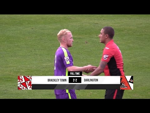 Brackley Town 2-2 Darlington - Vanarama National League North - 2016/17