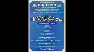 19th Freshers day Celebration 2022 - Einstein coll