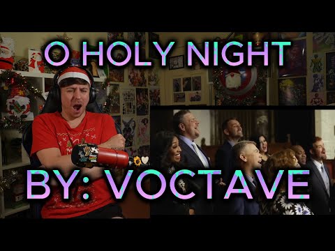 HOW LONG WAS THAT NOTE!!!!!!!!!!!!! Blind reaction to Voctave - O Holy Night