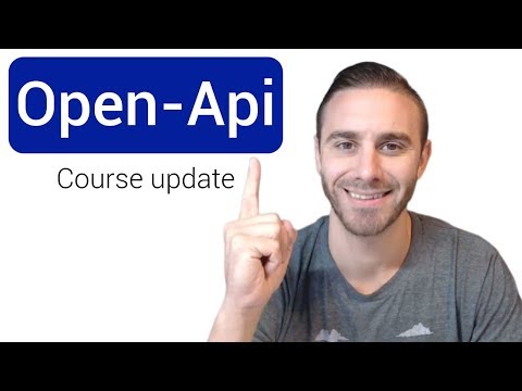 Open Api REST API Course Updates