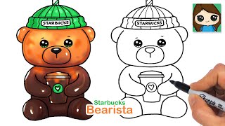 How to Draw Starbucks 'Bearista' Bear Cup