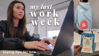 last week at my 9 to 5 marketing job (didn't go as planned) | work vlog