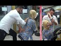 ASMR Physiotherapy Female Chair Massage Mevlüt And Sedef Hard Back Arm Neck Palm Sleep Massage