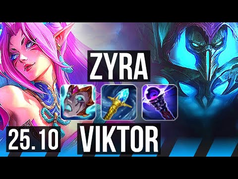 ZYRA vs VIKTOR (MID) | EUW Diamond | 25.10